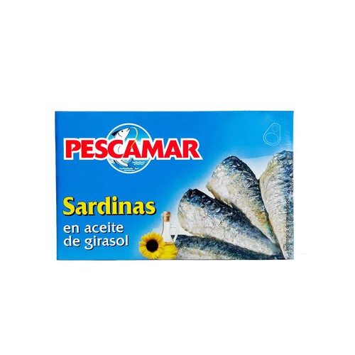 Sardynki w oleju słonecznikowym Pescamar 115 g