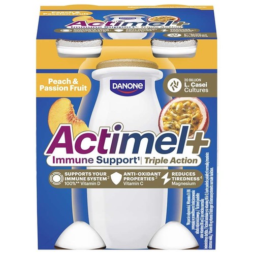 Actimel brzoskwinia-marakuja Danone 4 x 100 g