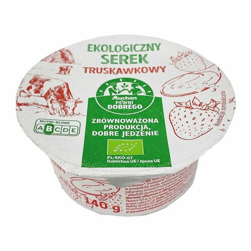 BIO Serek truskawkowy Pewni Dobrego 140 g