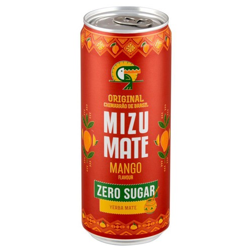 Napój gazowany z ekstraktem yerba mate o smaku mango Vitamizu 330 ml