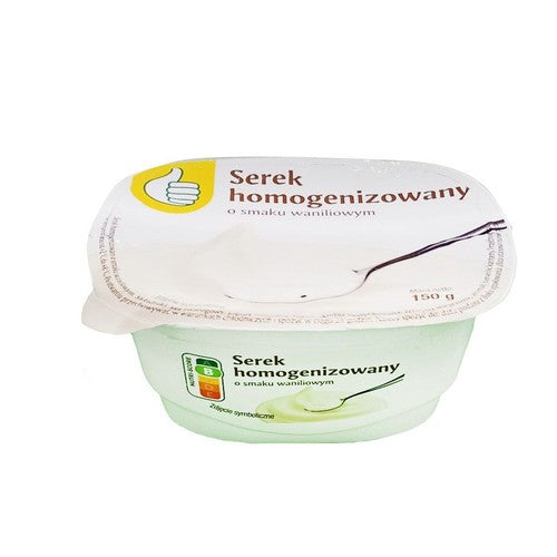 Serek homogenizowany o smaku waniliowym Auchan 150 g