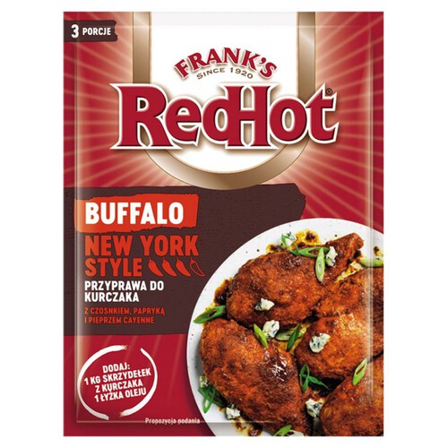 Przyprawa do kurczaka Buffalo Frank's RedHot 20 g