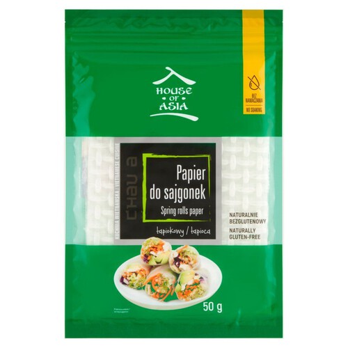 Papier tapiokowy cienki nie wymaga namaczania House of Asia 50 g