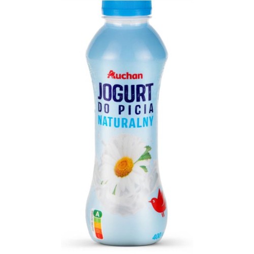 Jogurt pitny naturalny Auchan 400 g