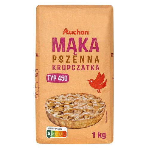 Mąka pszenna krupczatka typ 450 Auchan 1 kg