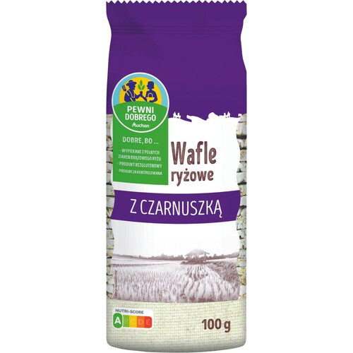 Wafle ryżowe z czarnuszką Pewni Dobrego 100 g
